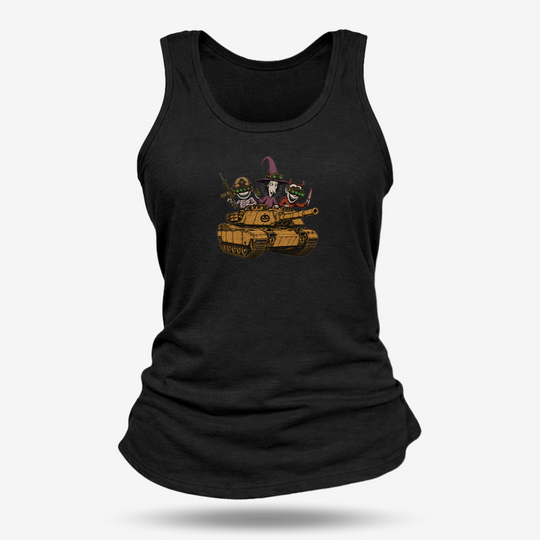 Trick or Tread Tank Crew Women&