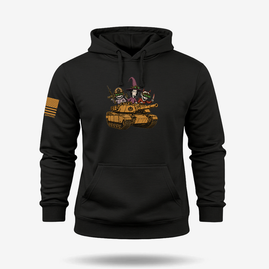 Trick or Tread Tank Crew Hoodie