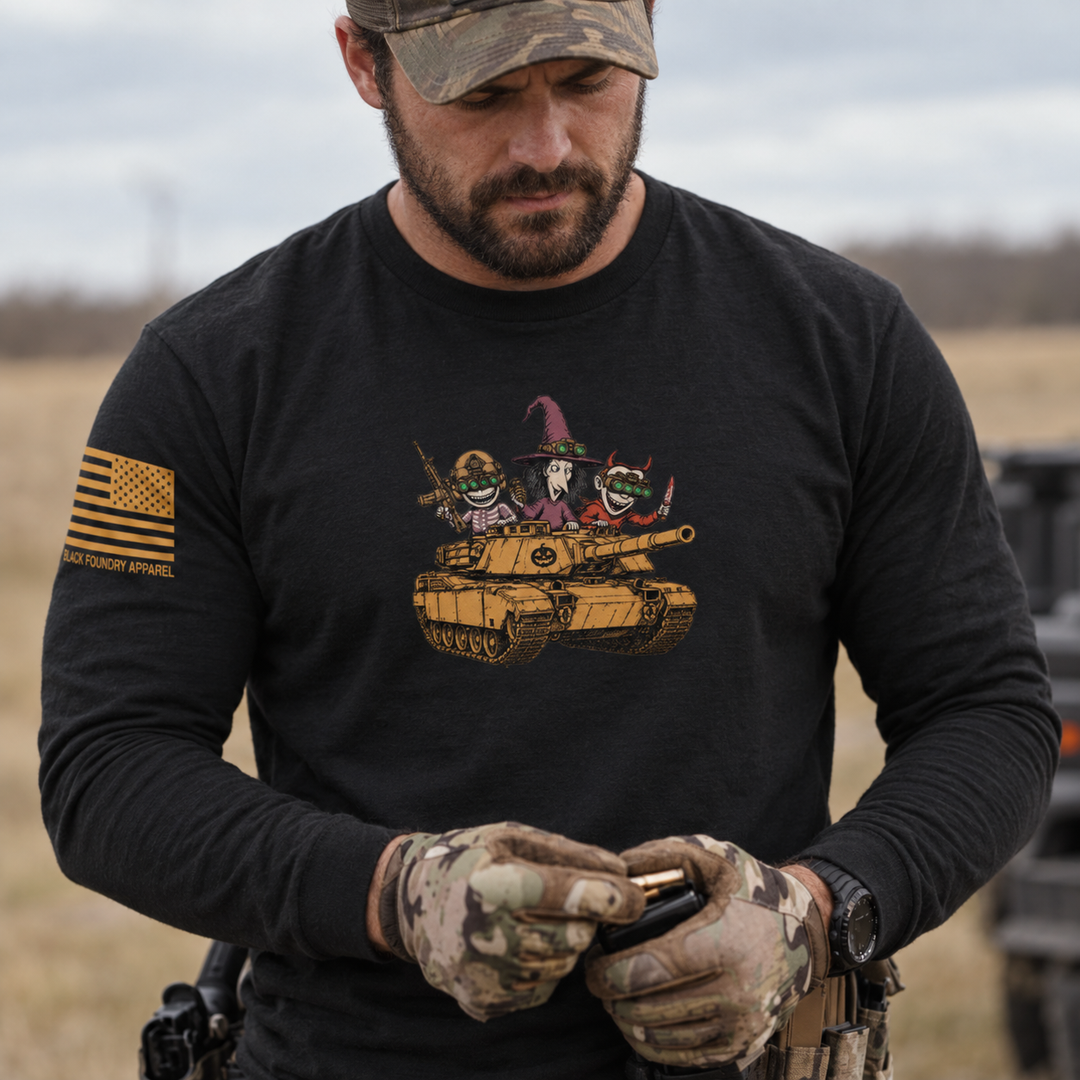 Trick or Tread Tank Crew Long Sleeve