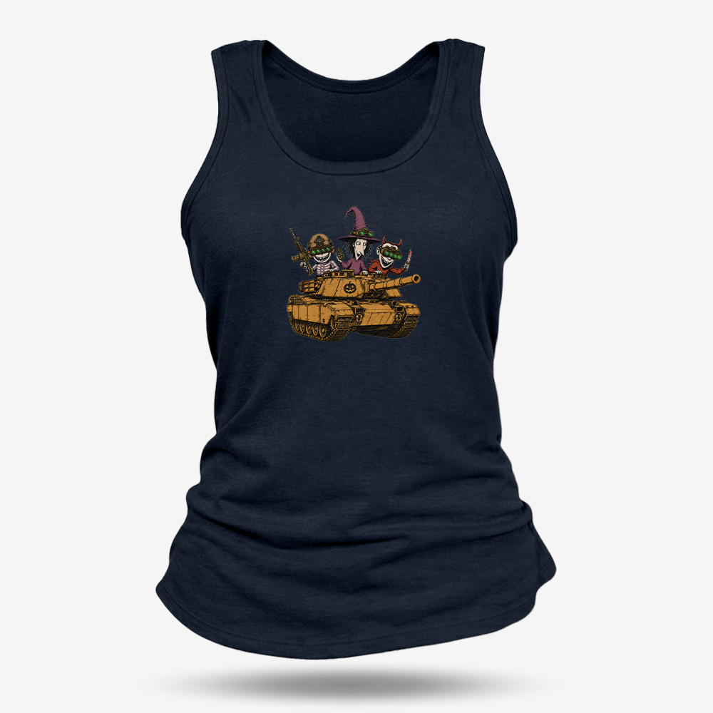 Trick or Tread Tank Crew Women&