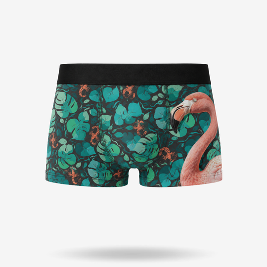 Tropical Flamingo Boxer Briefs