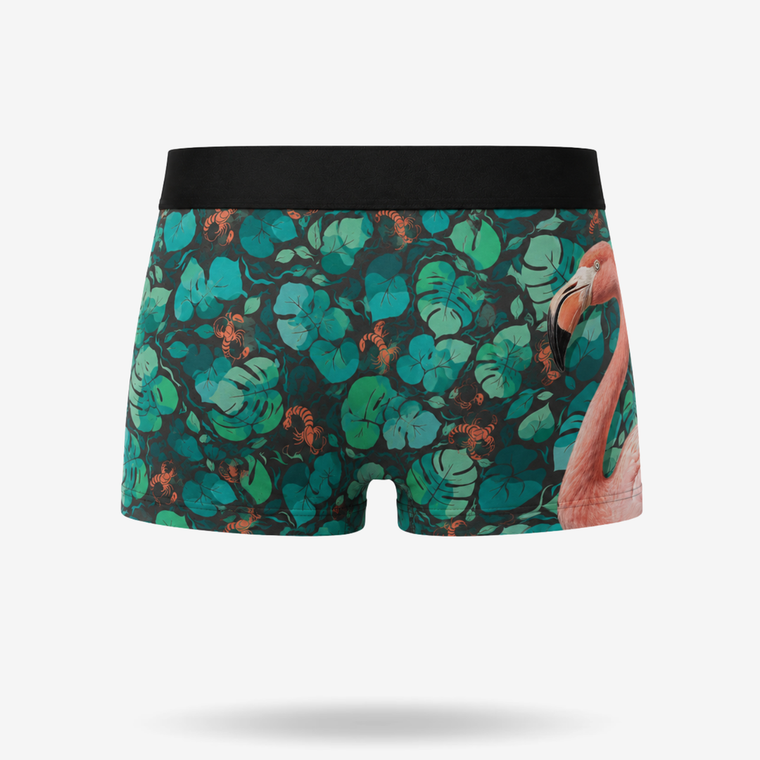 Tropical Flamingo Boxer Briefs
