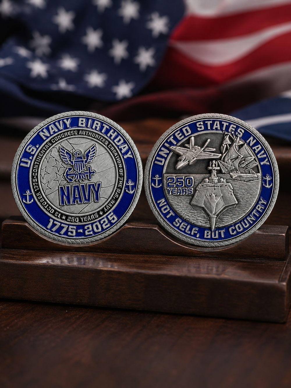 U.S. Navy 250 Years Challenge Coin