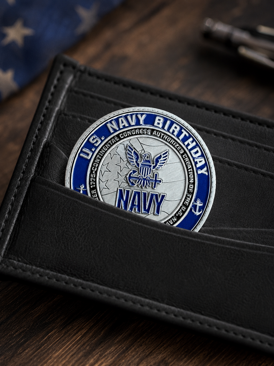 U.S. Navy 250 Years Challenge Coin