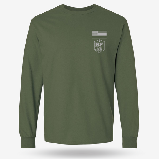 BELL UH-1N TWIN HUEY Schematic Long Sleeve