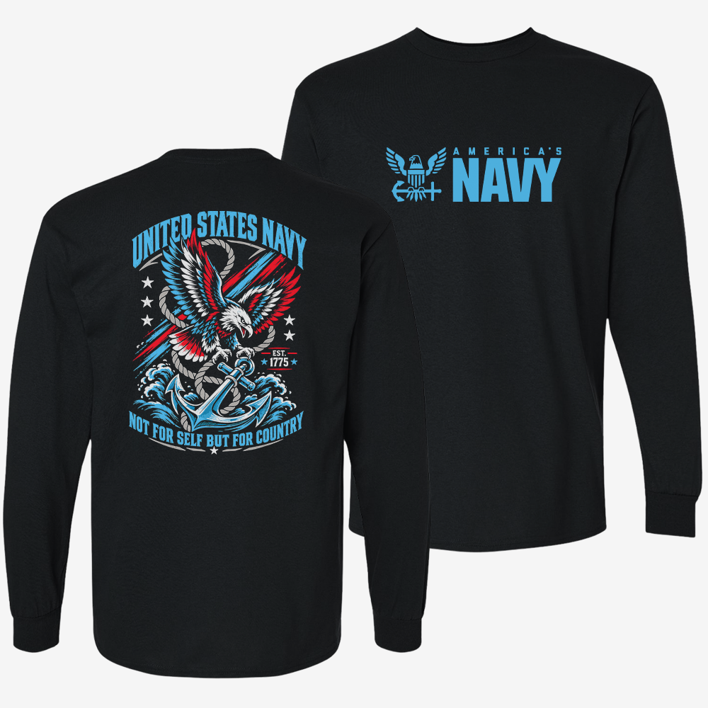 USN - For Country Long Sleeve