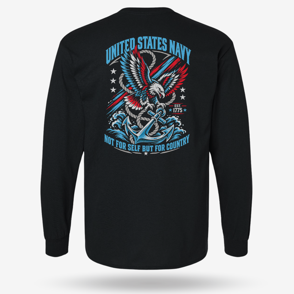 USN - For Country Long Sleeve