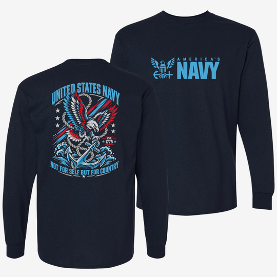 USN - For Country Long Sleeve