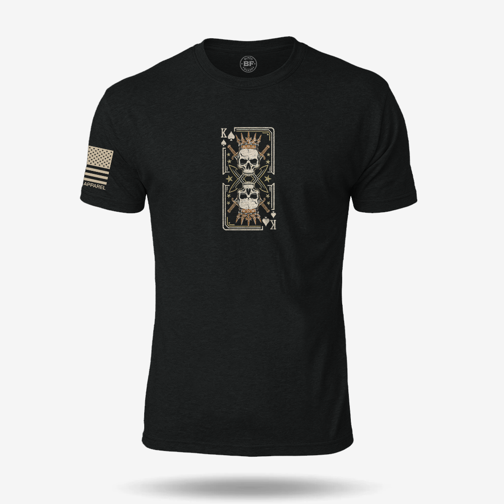 Never Underestimate An Old Man Us King Veteran T Shirt