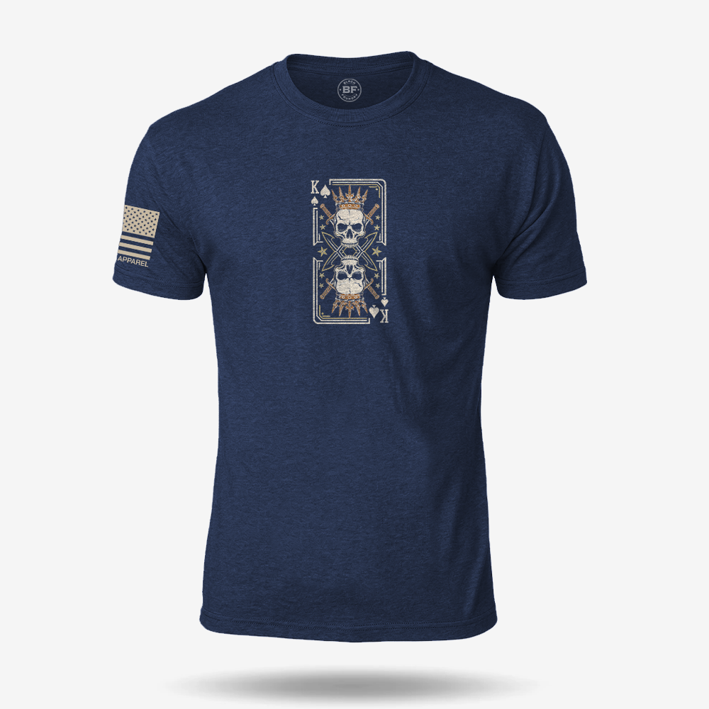 Never Underestimate An Old Man Us King Veteran T Shirt