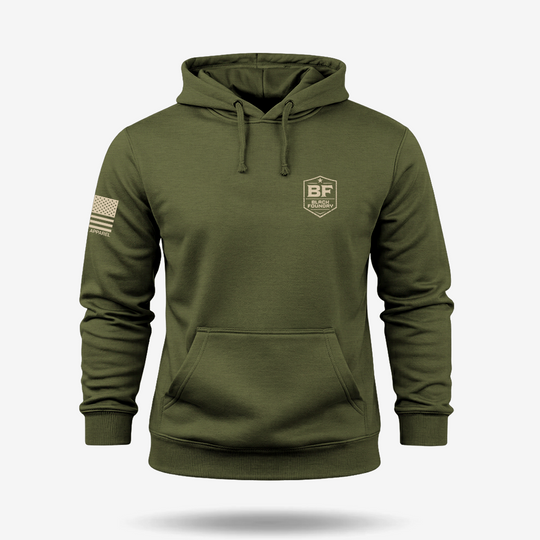Never Underestimate An Old Man Us Army Veteran Hoodie