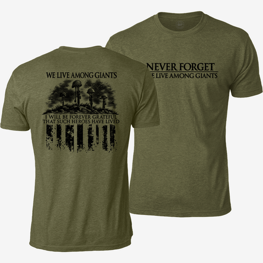 We Live Among Giants T Shirt