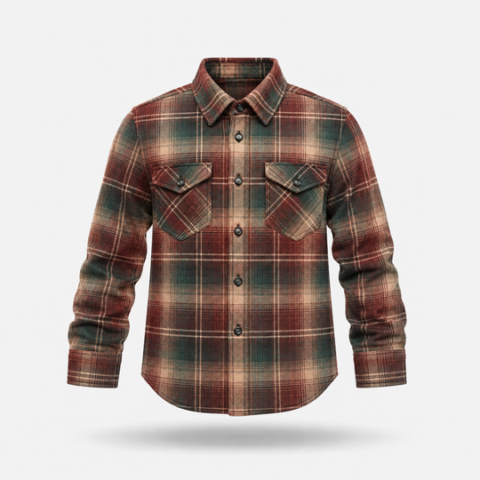Young Ironwood Plaid Flannel