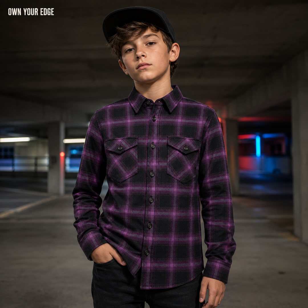 Young Midnight Crown Bamboo Flannel