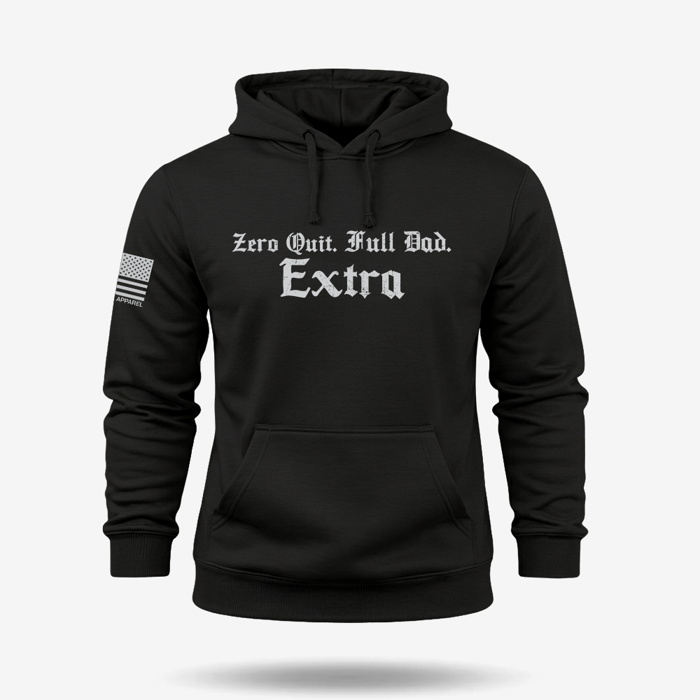 Zero Quit Full Dad Hoodie