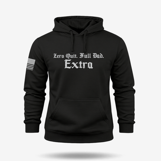 Zero Quit Full Dad Hoodie