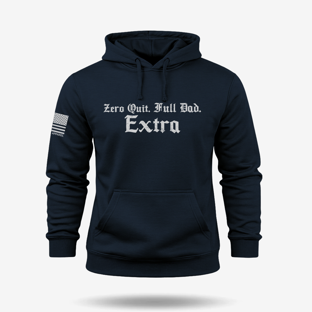 Zero Quit Full Dad Hoodie