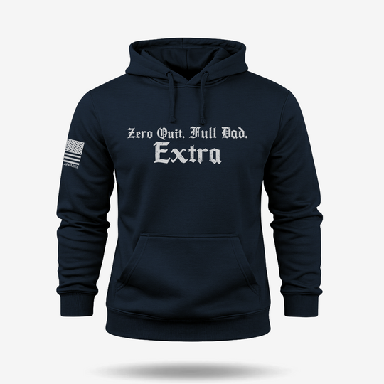 Zero Quit Full Dad Hoodie