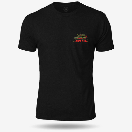 Christmas Vacation Chaos T-shirt Black front mockup