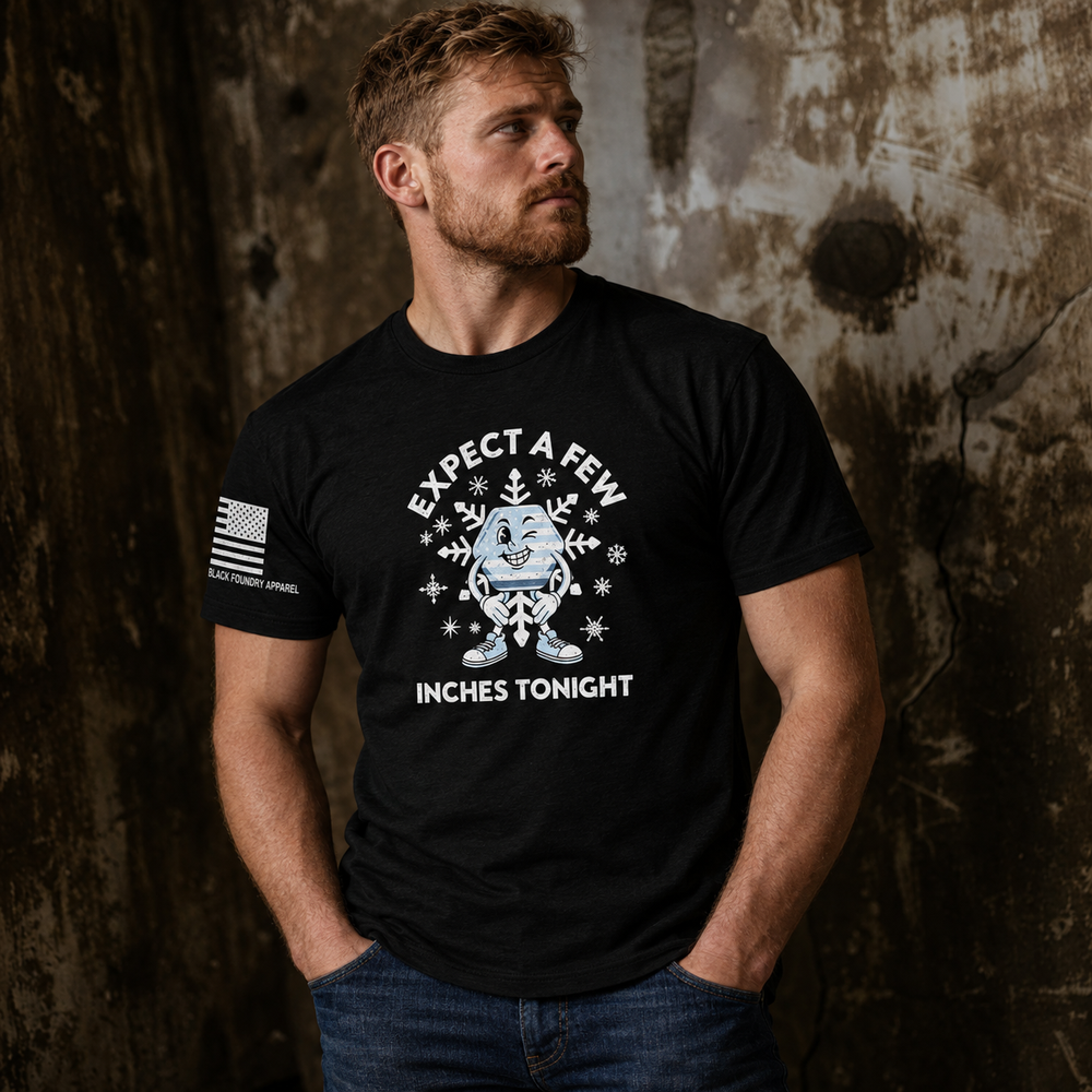 Expect A Few T-shirt Black front design lifestyle creative