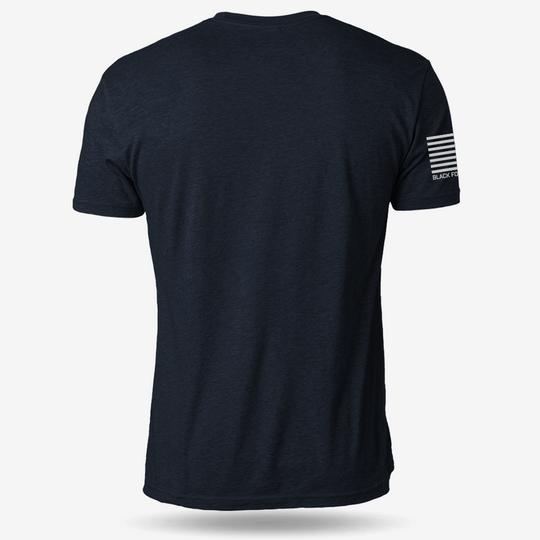 Feeling Great Again T-shirt Heather Navy back mockup