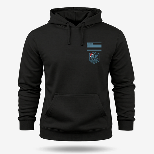 Hard To Find Christmas Bigfoot Hoodie Black front mockup
