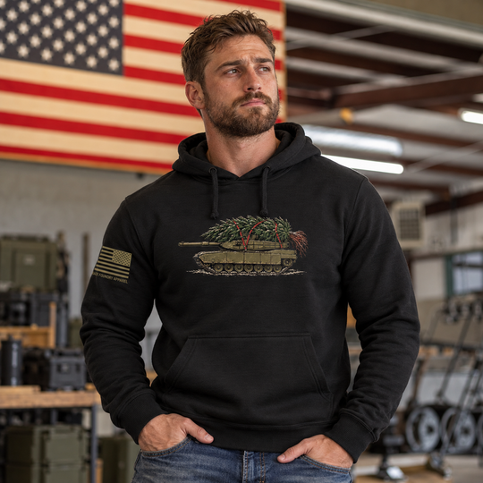 Little Full, Lotta Sap, Tank M1 Hoodie Black front design lifestyle creative