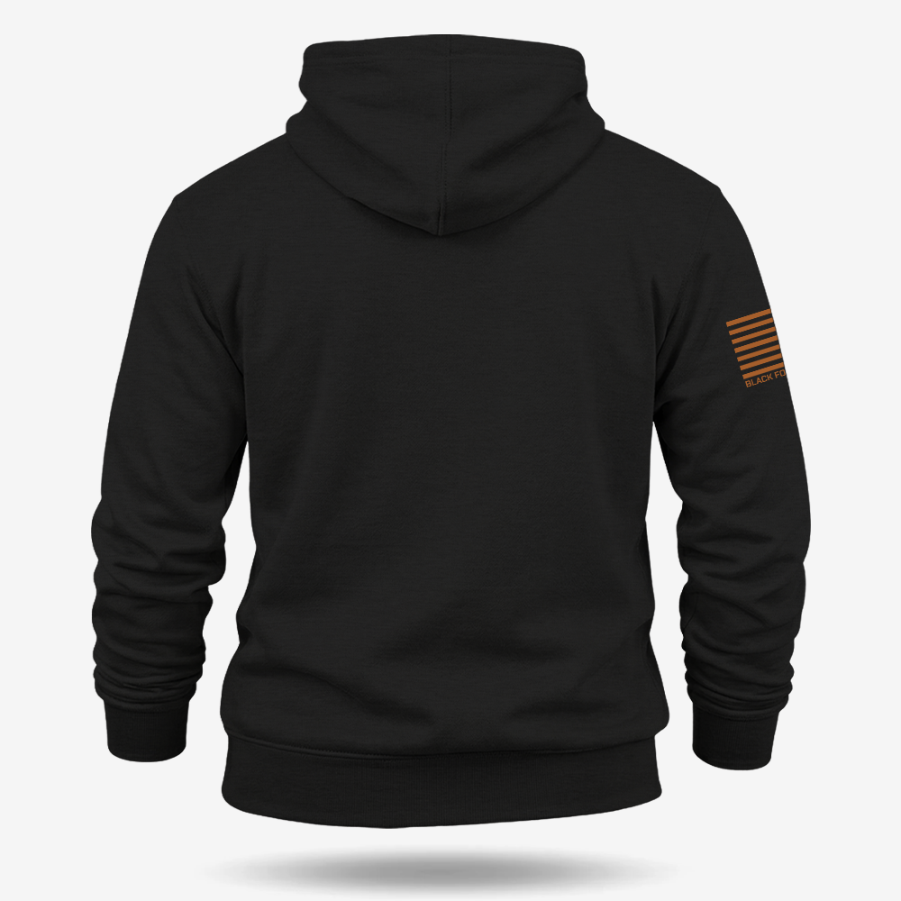 Naughty Gingerbread Skeleton Hoodie Black back mockup