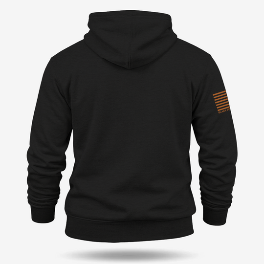 Naughty Gingerbread Skeleton Hoodie Black back mockup