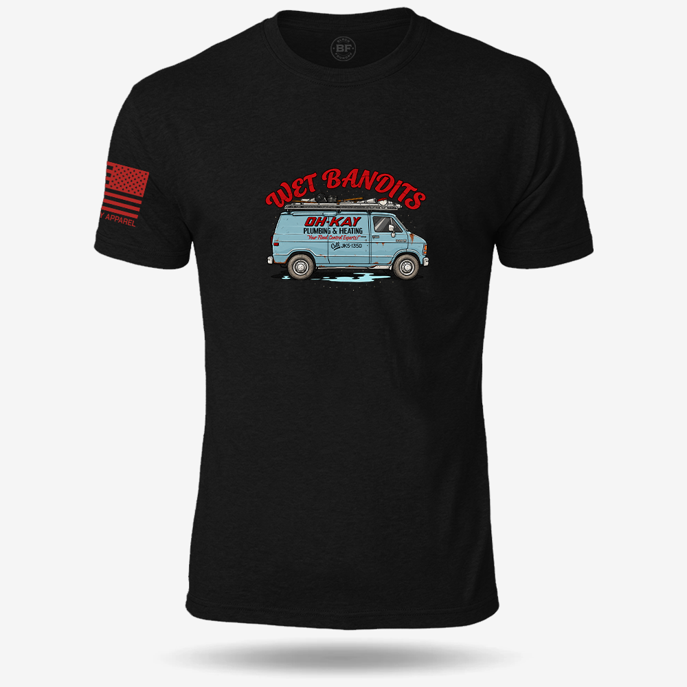 Oh-Kay Plumbing Co T-shirt Black front design mockup
