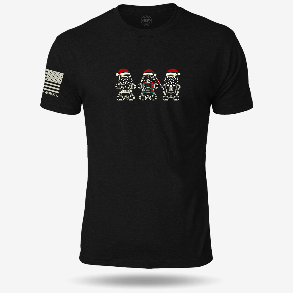 Sithmas Cookies T-shirt Black front design mockup