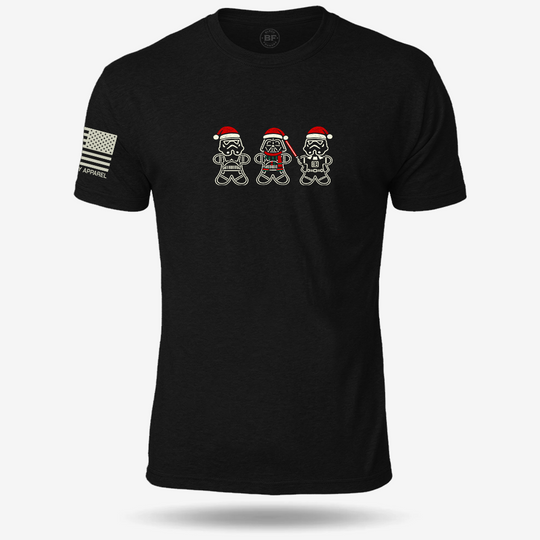 Sithmas Cookies T-shirt Black front design mockup