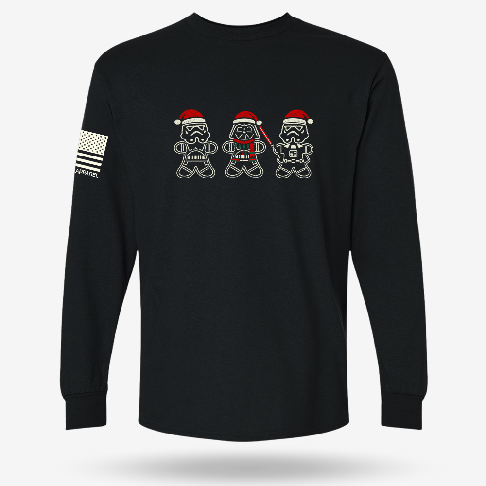 Sithmas Cookies Long Sleeve Black main printed design mockup