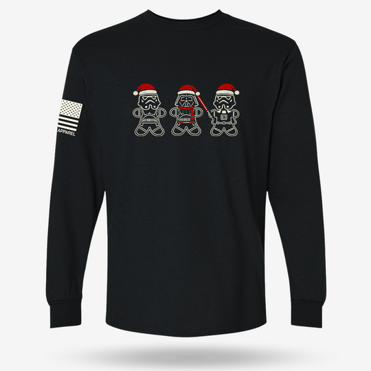 Sithmas Cookies Long Sleeve Black main printed design mockup
