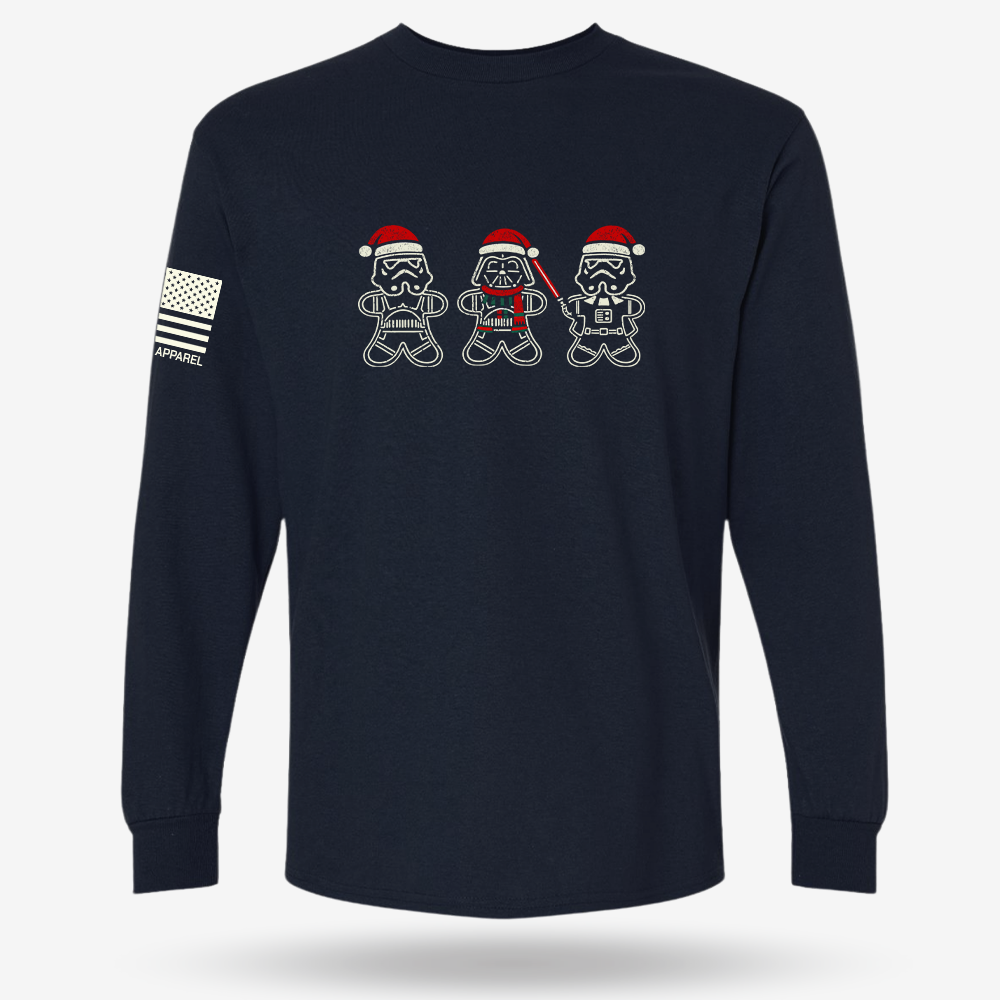 Sithmas Cookies Long Sleeve Navy main printed design mockup