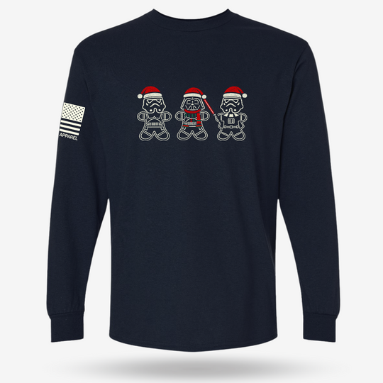 Sithmas Cookies Long Sleeve Navy main printed design mockup