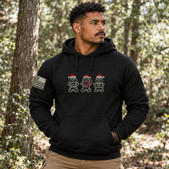 Sithmas Cookies Hoodie Black front design lifestyle creative