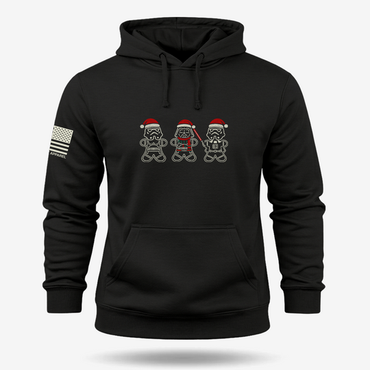 Sithmas Cookies Hoodie Black main printed design mockup