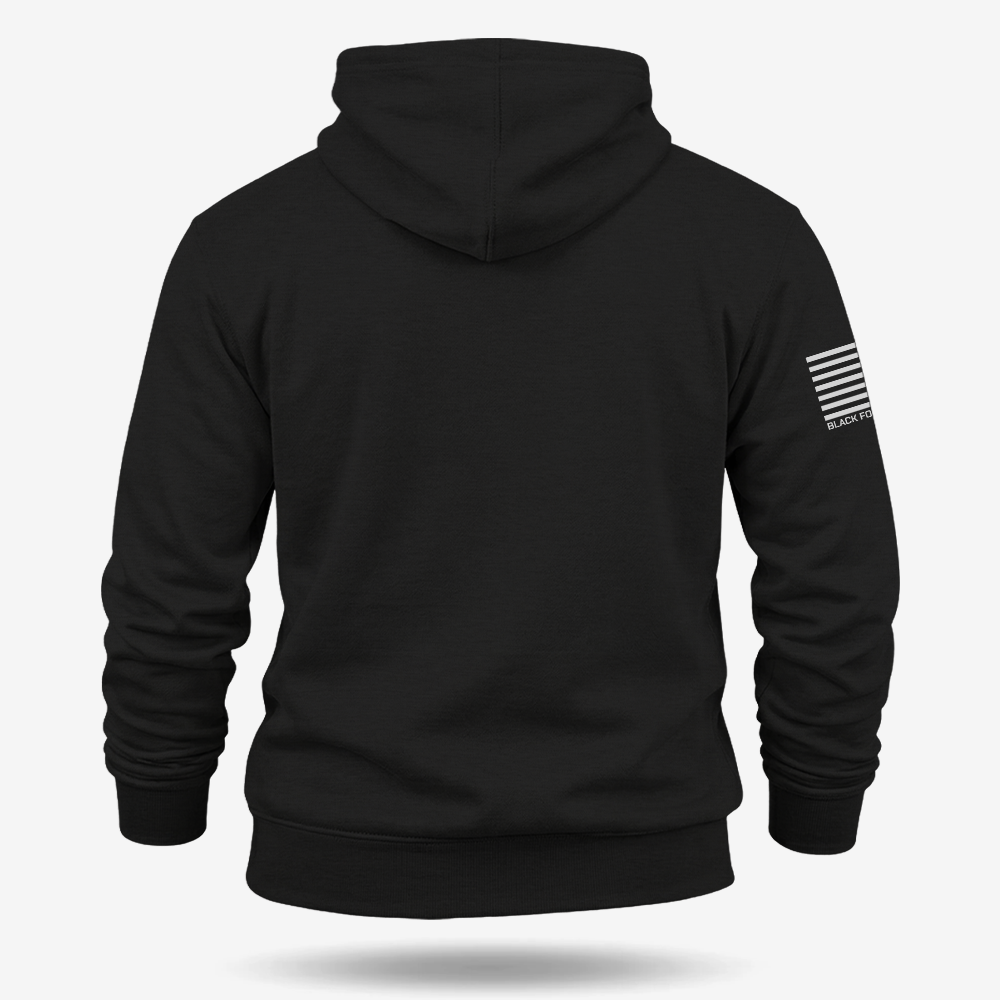 Stay Frosty Ops Hoodie Black back mockup
