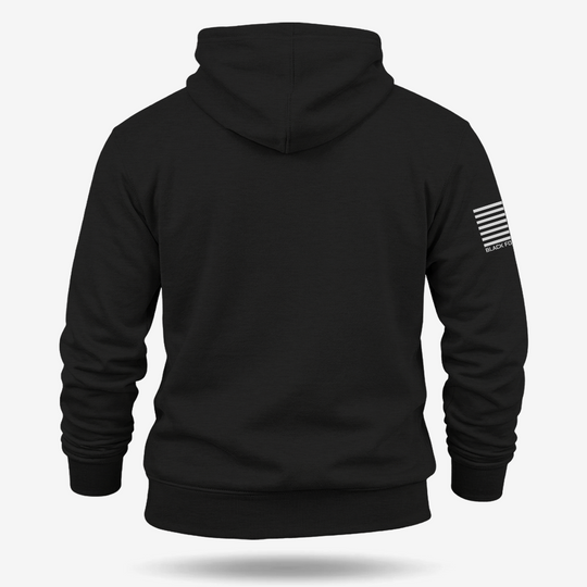Stay Frosty Ops Hoodie Black back mockup