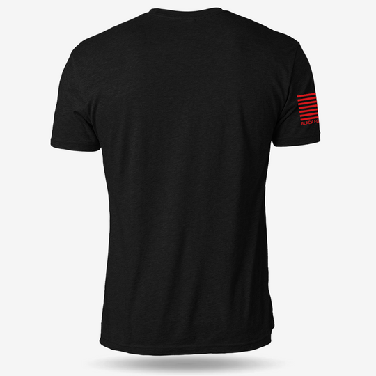 Tactical Quatch T-shirt Black back mockup