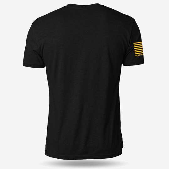 TAKING THE SCENIC ROUTE TO CHRISTMAS T-shirt Black back mockup